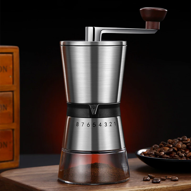 Burr Hand Grinder - Moedor de Café Manual Ajustável com