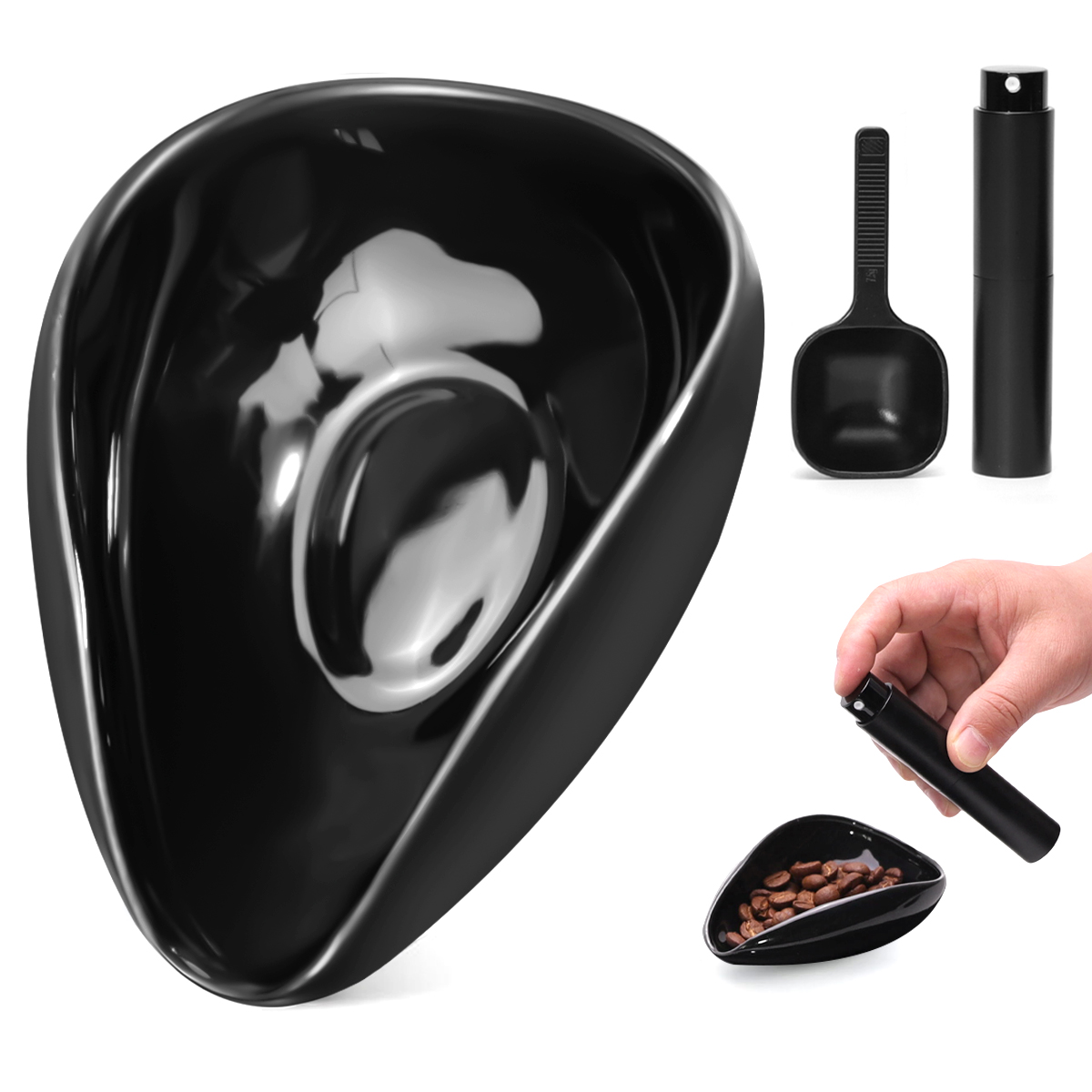 Coffee Tea And Sugar Set - Conjunto de copo e colher doseador