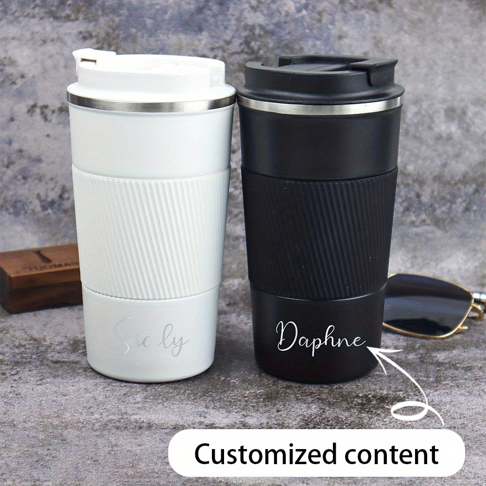 Coffee Tea Name - Caneca de Café de Viagem em