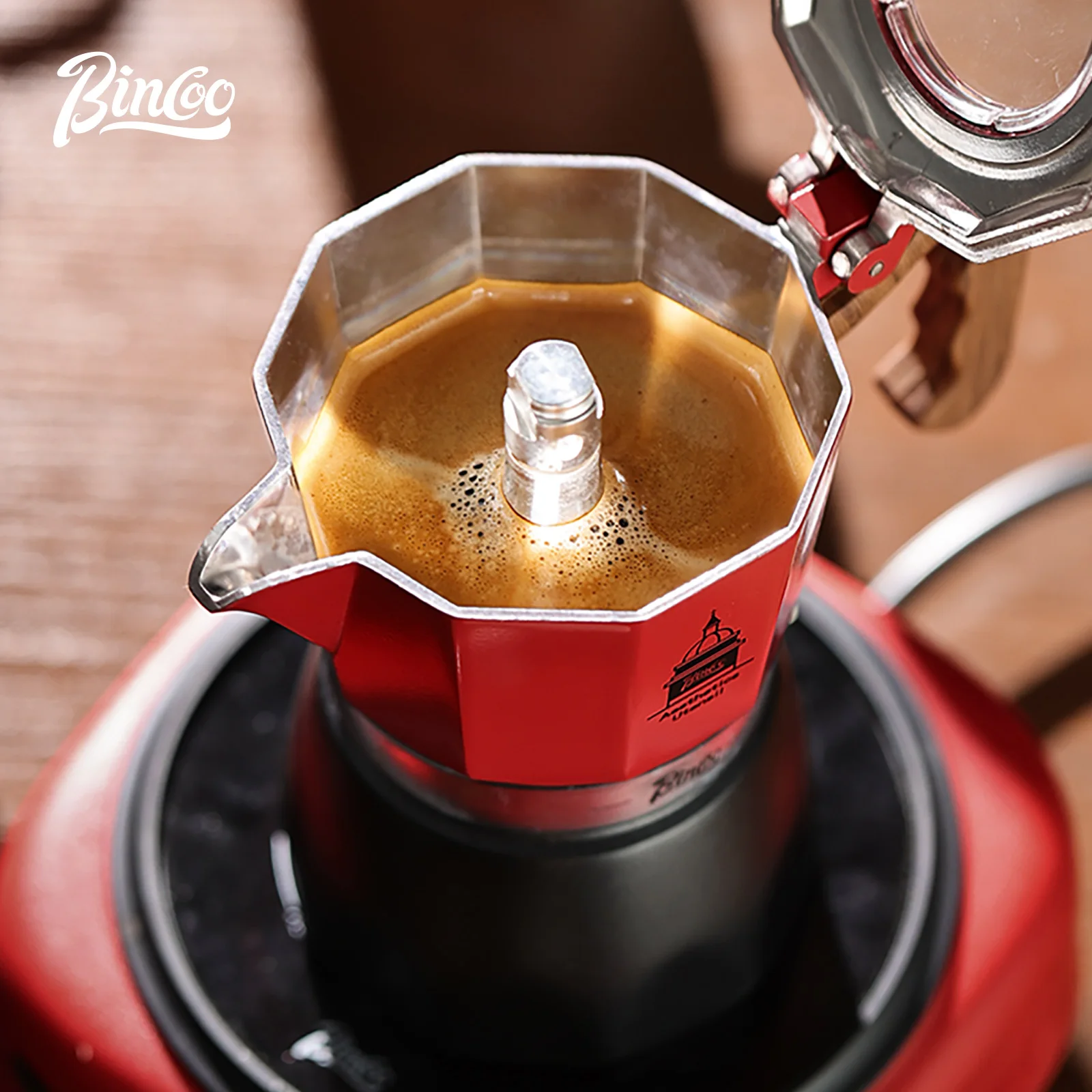 Bincoo válvula dupla café moka - Moka Pot Stove avaliação e preço