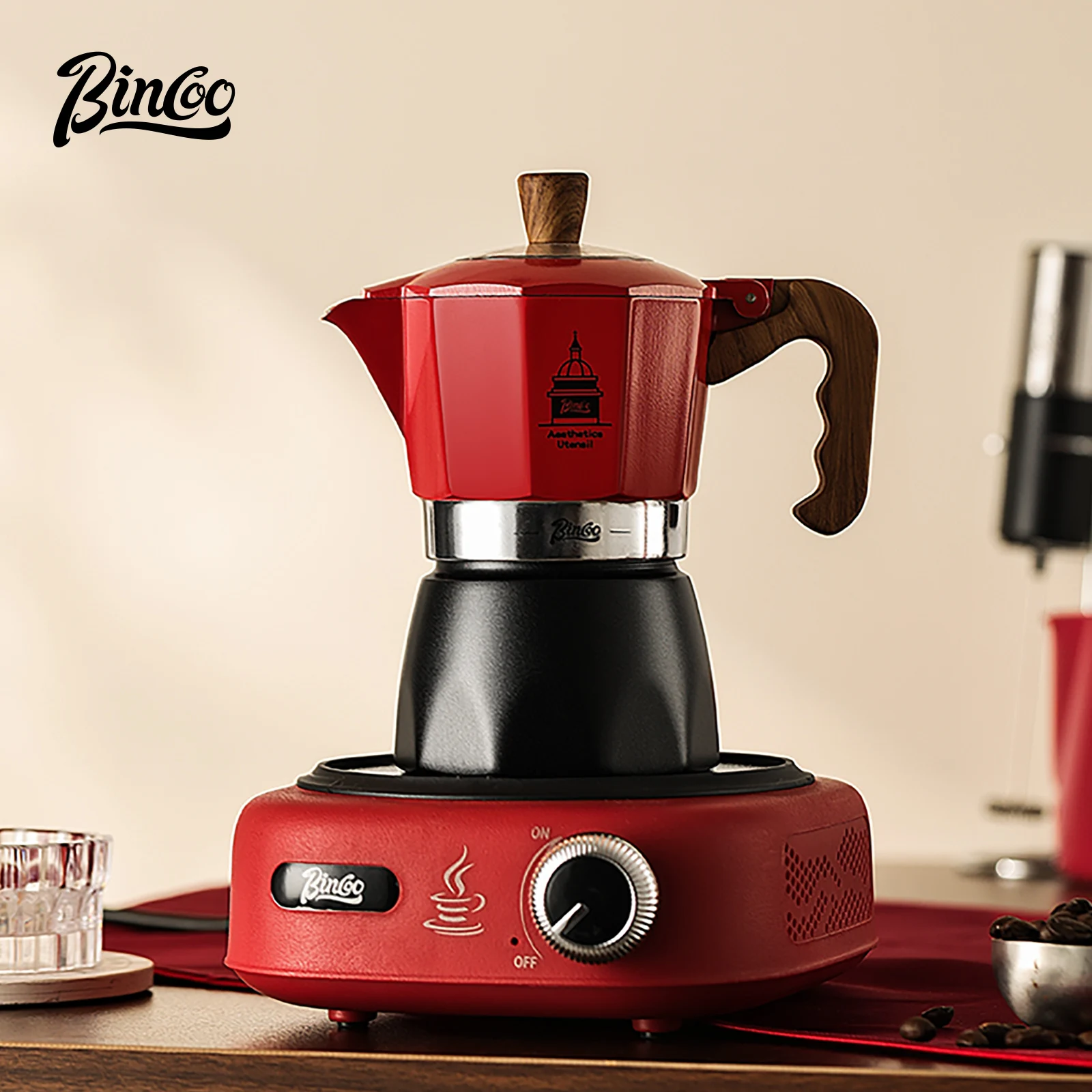 Bincoo válvula dupla café moka - Moka Pot Stove avaliação e preço