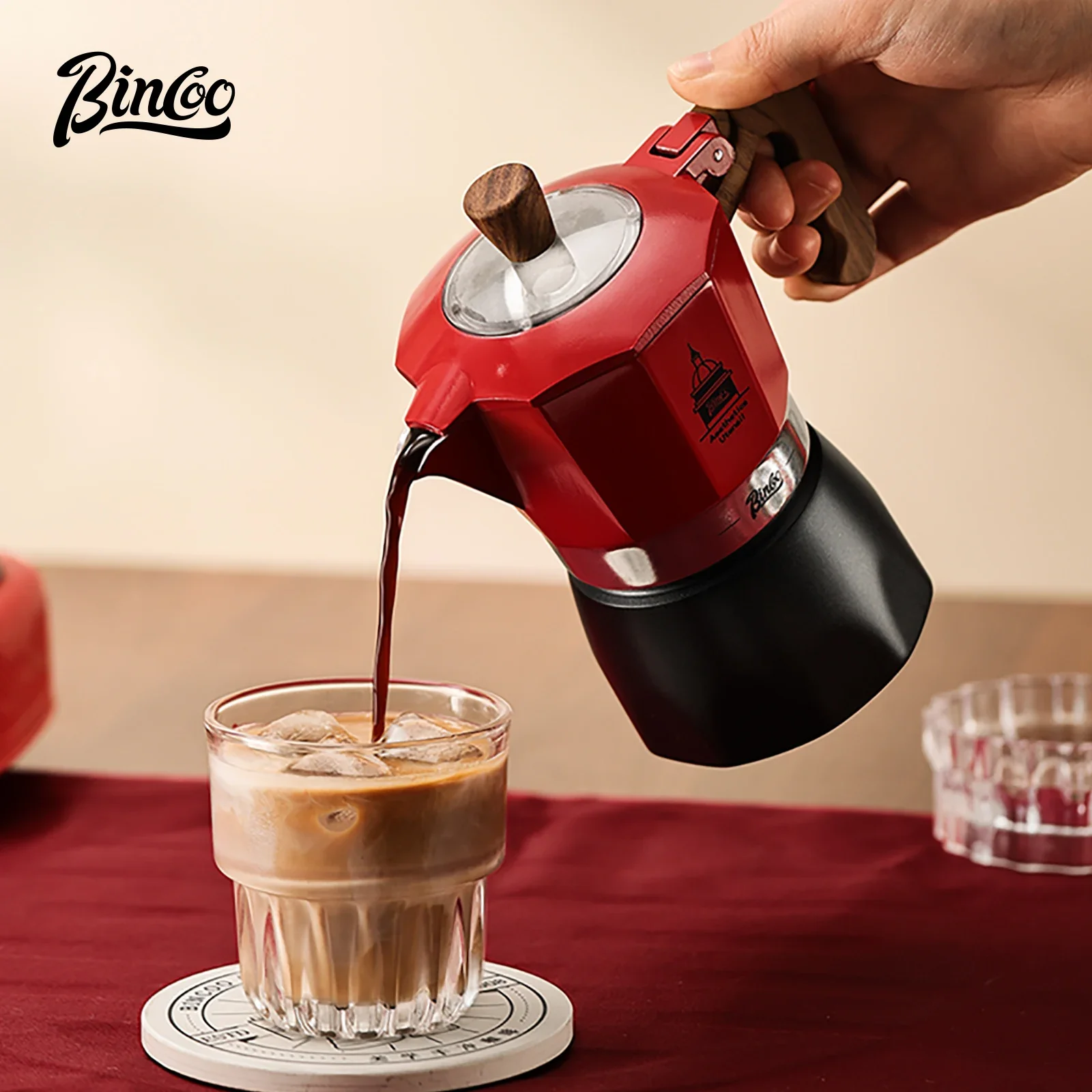 Bincoo válvula dupla café moka - Moka Pot Stove avaliação e preço