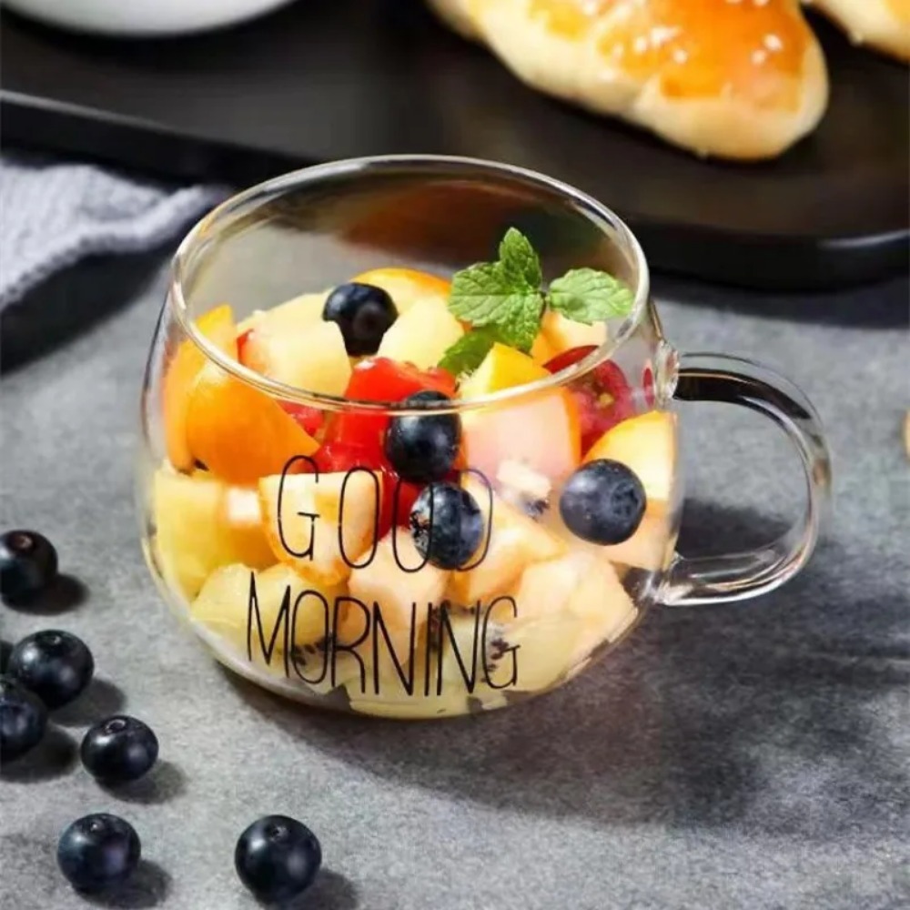1pc criativo copo de vidro caf - Coffee Tea Name avaliação e preço