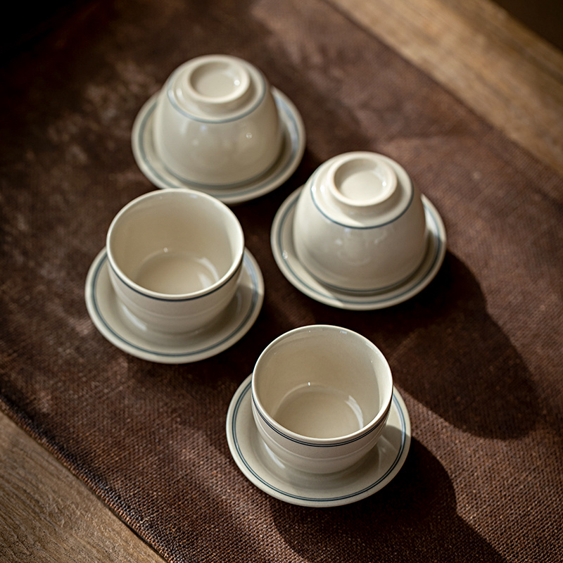 Conjunto de xícara e pires de  - Coffee Tea And Sugar Set avaliação e preço