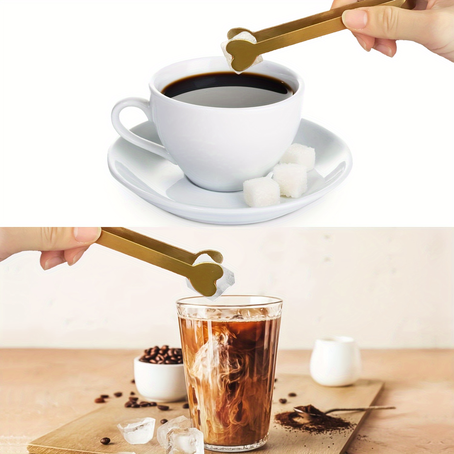 5 peças de mini pinças em form - Coffee Tea Sugar avaliação e preço