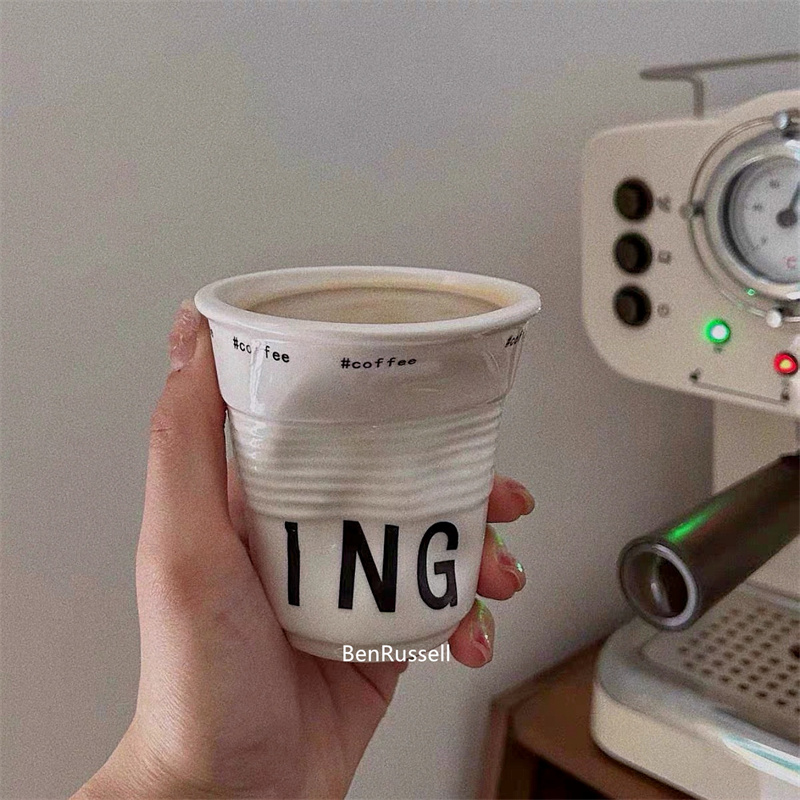 200ml estilo coreano irregular - Coffee Tea Name avaliação e preço