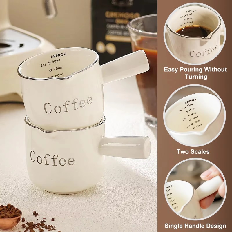 Mini xícara de café de cerâmic - Coffee Tea With Milk avaliação e preço
