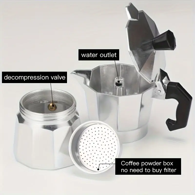 Cafeteira Moka Clássica de Alu - Moka Pot Stove avaliação e preço