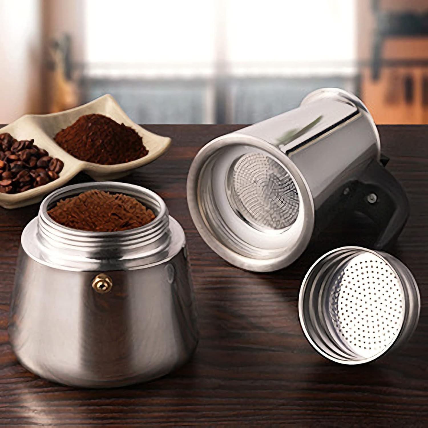 4/6/9 Xícaras Moka Pot Caffe M - Moka Pot Stove avaliação e preço
