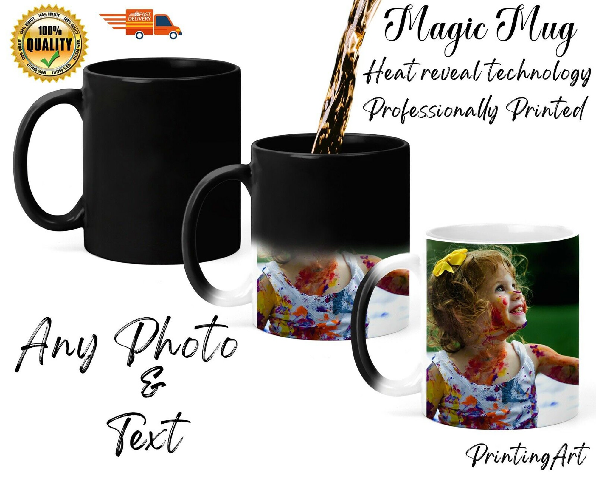 Caneca de presente personaliza - Coffee Tea Images avaliação e preço